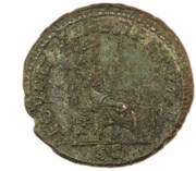 As - Caracalla SECVRITATI PERPETVAE S C; Securitas, Rome, 210-213 reverse image