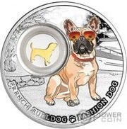1000 Francs French bulldog, Cameroon, 2022 reverse image
