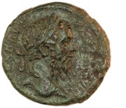 As - Septimius Severus VICT BRIT P M TR P XIX COS III P P S C; Victory obverse image