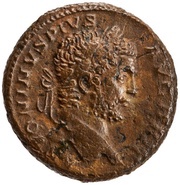 As - Caracalla FORT RED TR P XIIII COS III S C; Fortuna obverse image