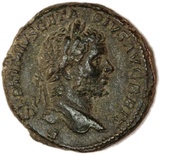 As - Geta PONTIF TR P III COS II S C obverse image