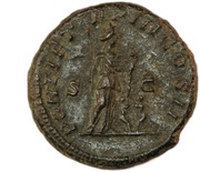 As - Geta PONTIF TR P III COS II S C, Rome, 211 reverse image