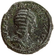 As - Julia Domna LVNA LVCIFERA S C; Diana obverse image
