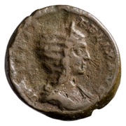 As - Julia Domna VENVS GENETRIX S C; Venus obverse image