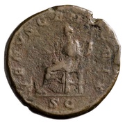 As - Julia Domna VENVS GENETRIX S C; Venus, Rome, 211-217 reverse image
