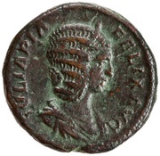 As - Julia Domna VESTA S C; Vesta obverse image