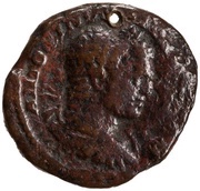 As - Caracalla P M TR P XVII IMP III COS IIII P P S C; Mars obverse image