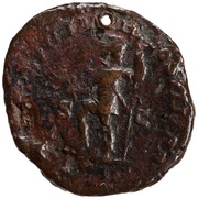 As - Caracalla P M TR P XVII IMP III COS IIII P P S C; Mars, Rome, 214 reverse image
