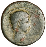 Dupondius - Augustus CA obverse image