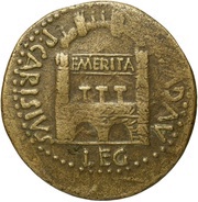 Dupondius - Augustus P CARISIVS LEG AVGVSTI, Rome, 25 BC - 23 BC reverse image