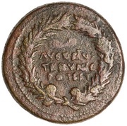 Dupondius P STOLO IIIVIR A A A F F S C obverse image