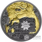 1000 Francs Rusalka; gold plated reverse image
