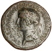 Dupondius - Tiberius CLEMENTIAE S C obverse image