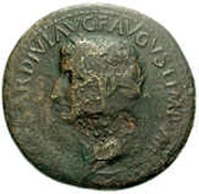 Dupondius - Tiberius MODERATIONIS S C obverse image