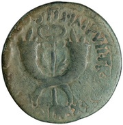 Dupondius - Tiberius PONT MAXIM COS III IMP VII TR POT XXI, Rome, 19-21 reverse image