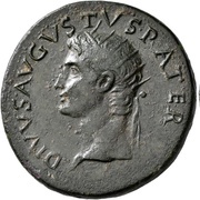 Dupondius - Augustus S C; Victoria obverse image