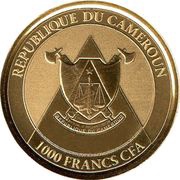 1000 Francs Cheetah obverse image