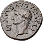 Dupondius - Augustus DIVA AVGVSTA obverse image