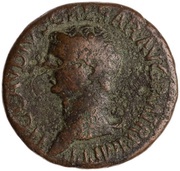 Dupondius - Claudius CONSTANTIAE AVGVSTI S C; Constantia obverse image