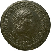 Dupondius - Nero MAC AVG obverse image