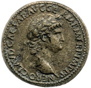 Dupondius - Nero MAC AVG obverse image