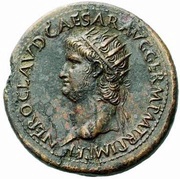 Dupondius - Nero SECVRITAS AVGVSTI; Securitas obverse image