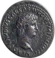 Dupondius - Nero SECVRITAS AVGVSTI; Securitas obverse image