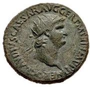 Dupondius - Nero MAC AVG S C II obverse image