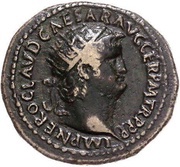 Dupondius - Nero VICTORIA AVGVSTI S C II; Victory obverse image