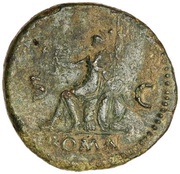 Dupondius - Nero ROMA S C; Roma, Rome, 62-68 reverse image