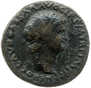 Dupondius - Nero SECVRITAS AVGVSTI S C II; Securitas obverse image