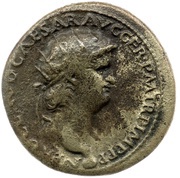 Dupondius - Nero VICTORIA AVGVSTI S C II; Victory obverse image