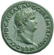 Dupondius - Nero MAC AVG S C obverse image