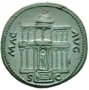 Dupondius - Nero MAC AVG S C, Rome, 62-68 reverse image