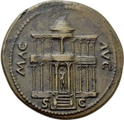 Dupondius - Nero MAC AVG S C, Rome, 62-68 reverse image