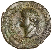 Dupondius - Nero MAC AVG S C obverse image