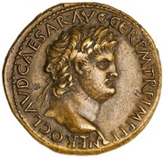 Dupondius - Nero SECVRITAS AVGVSTI S C II; Securitas obverse image