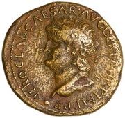 Dupondius - Nero SECVRITAS AVGVSTI S C II; Securitas obverse image
