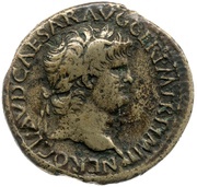 Dupondius - Nero VICTORIA AVGVSTI S C II; Victory obverse image