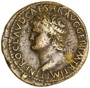 Dupondius - Nero VICTORIA AVGVSTI S C II; Victory obverse image