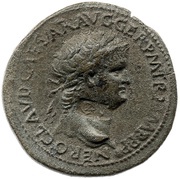 Dupondius - Nero VICTORIA AVGVSTI S C II; Victory obverse image