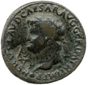 Dupondius - Nero VICTORIA AVGVSTI S C; Victory obverse image