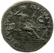 Dupondius - Nero SECVRITAS AVGVSTI S C; Securitas, Rome, 62-68 reverse image