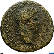 Dupondius - Nero VICTORIA AVGVSTI S C; Victory obverse image