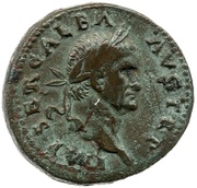 Dupondius - Galba LIBERTAS PVBLICA S C; Libertas obverse image