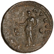 Dupondius - Galba PAX AVGVST S C; Pax, Rome, 68-69 reverse image