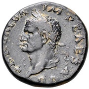 Dupondius - Galba S P Q R O B CIV SER obverse image