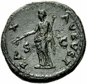 Dupondius - Galba PAX AVGVST S C; Pax, Rome, 68-69 reverse image