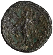 Dupondius - Galba PAX AVGVSTA S C; Pax, Rome, 68-69 reverse image