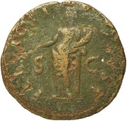 Dupondius - Galba FELICITAS AVGVST S C; Felicitas, Rome, 68-69 reverse image